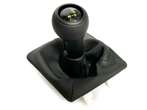 PDK-Sportknopf- und Kofferraum-Upgrade-Kit, schwarzes Leder. Porsche 718 / 991.2 / 991 GT3 - 9827131208YR